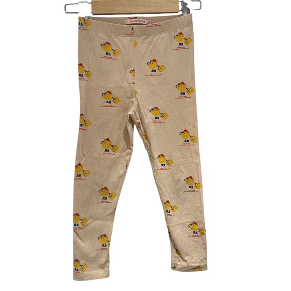 TINYCOTTONS “Greek Adventure” Tan Print Leggings - size 6 - Picture 1 of 5